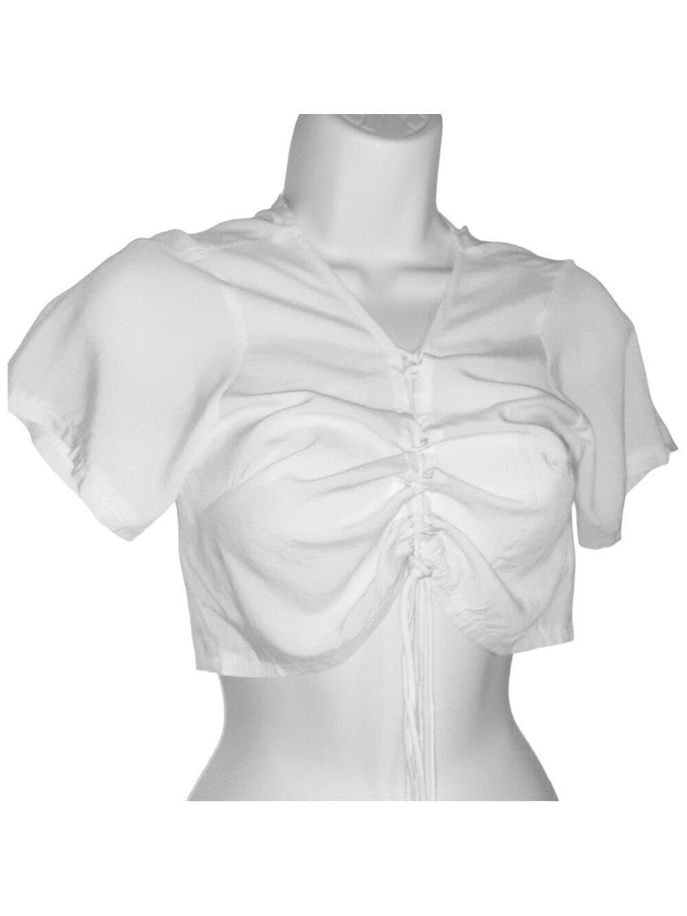 SEEK The Label Lace Up Crop Top